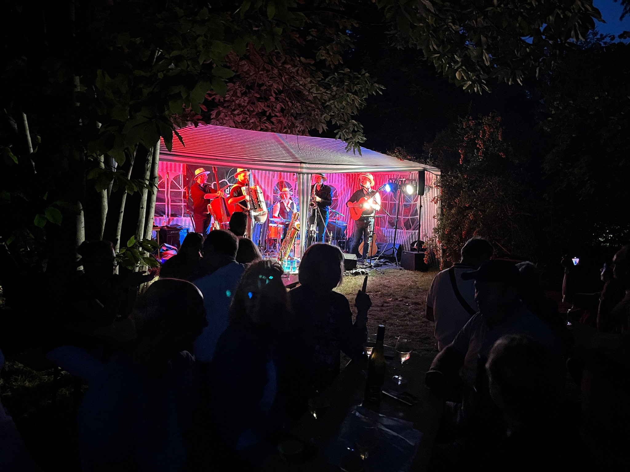 Die Bagles beim Gartenkonzert