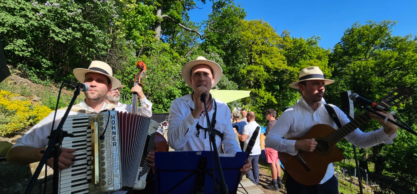 Die Bagles beim Weingut Drei Herren